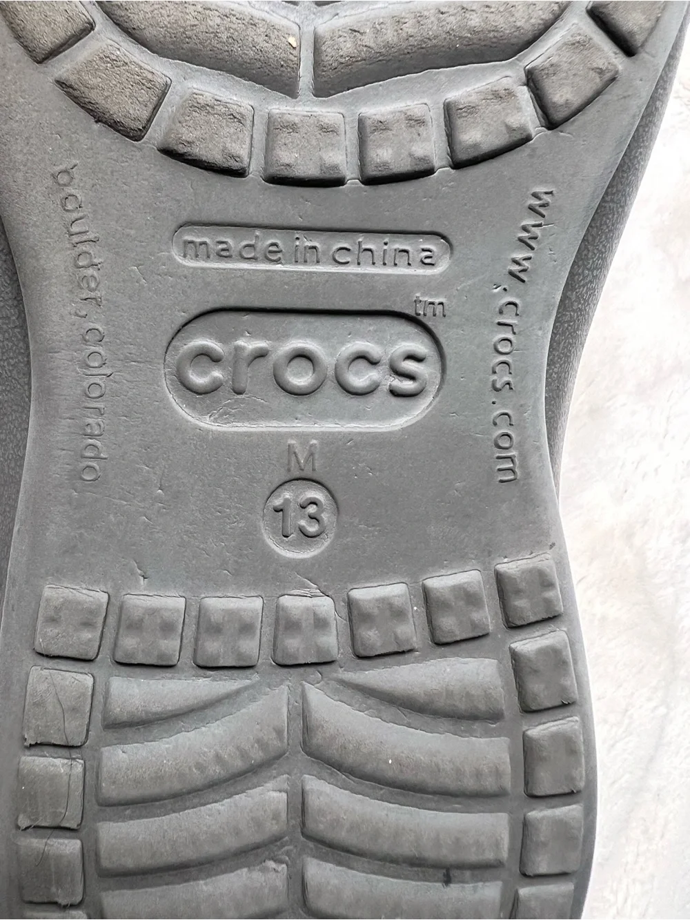 Disney-themed Crocs flip flops mens size 13